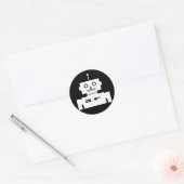 Retro Robot Shape Sticker (Envelop)