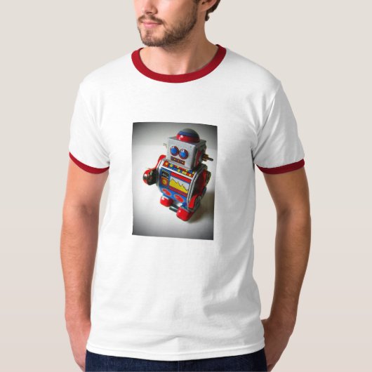 Retro Robot shirt (Voorkant)