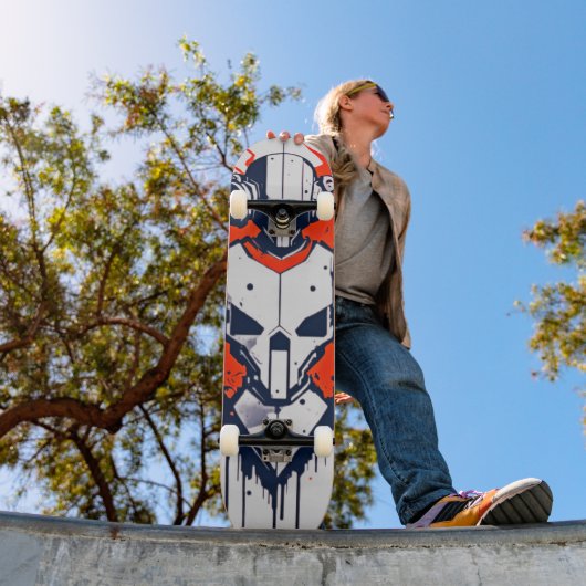 Retro Robot Skateboard - Time Traveler's Ride (Buiten 1)