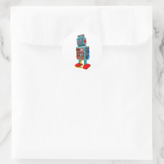 RETRO ROBOT STICKER (Tas)