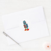 RETRO ROBOT STICKER (Envelop)