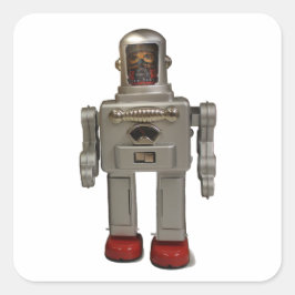 RETRO ROBOT STICKER