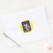 RETRO ROBOT STICKER 2 (Envelop)