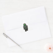RETRO ROBOT STICKER. STICKER (Envelop)