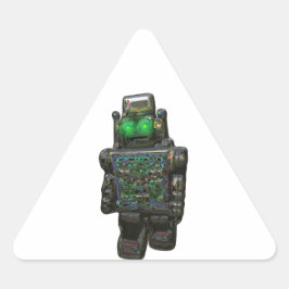 RETRO ROBOT STICKER. STICKER