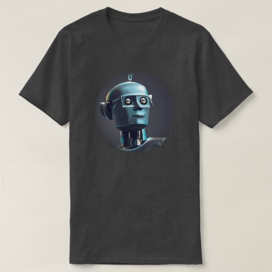 Retro Robot T-Shirt (Design voorkant)