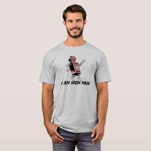 "Retro Robot" T-Shirt (Voorkant volledig)