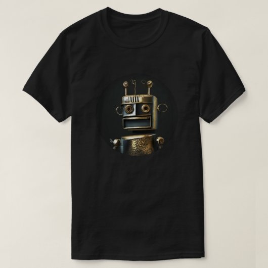 Retro Robot T-Shirt (Design voorkant)