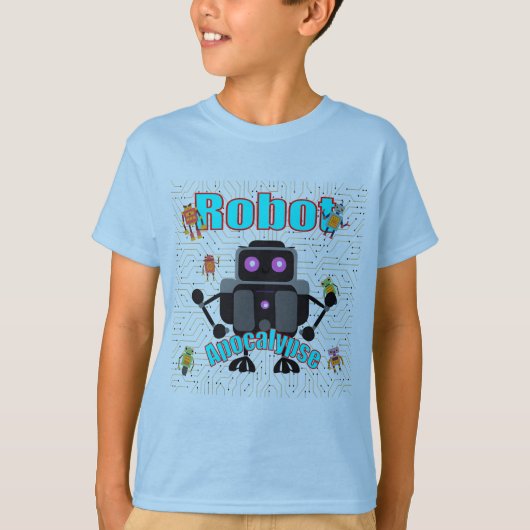 Retro Robot T-shirt (Voorkant)