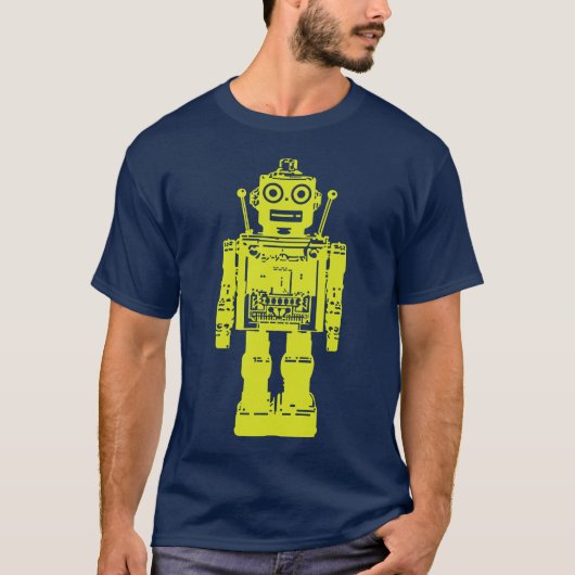 Retro Robot T-shirt (Voorkant)