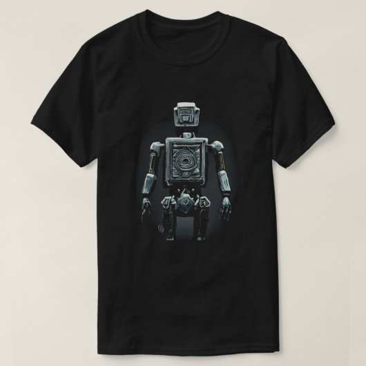 Retro Robot T-Shirt (Design voorkant)