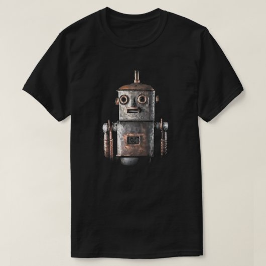 Retro Robot T-Shirt (Design voorkant)