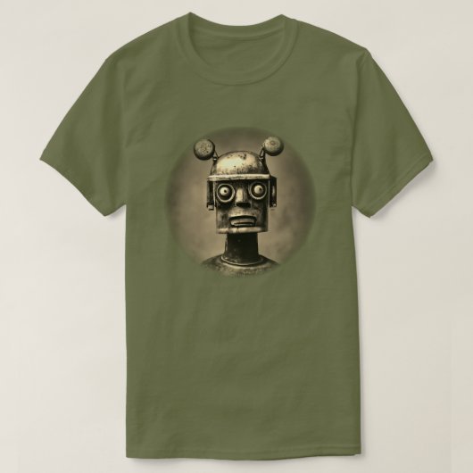 Retro Robot T-Shirt (Design voorkant)