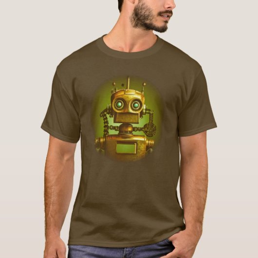 Retro Robot T-Shirt (Voorkant)