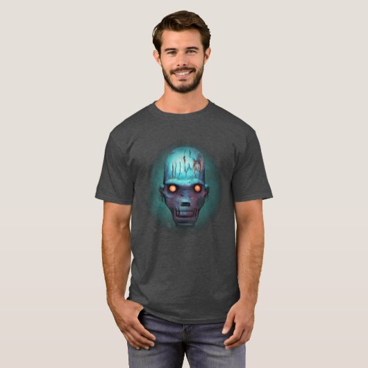 Retro Robot T-Shirt (Voorkant volledig)
