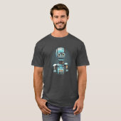 Retro Robot T-Shirt (Voorkant volledig)