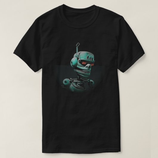 Retro Robot T-Shirt (Design voorkant)