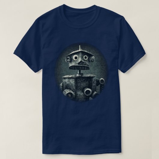 Retro Robot T-Shirt (Design voorkant)