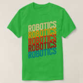 Retro Robotica voor robotica Engineering Humanoid  T-shirt (Design voorkant)