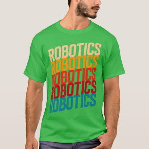 Retro Robotica voor robotica Engineering Humanoid  T-shirt