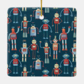 Retro robots keramisch siermiddel keramisch ornament (Achterkant)