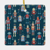 Retro robots keramisch siermiddel keramisch ornament (Voorkant)