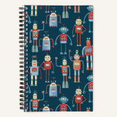 Retro Robots Notitieboek (Voorkant)