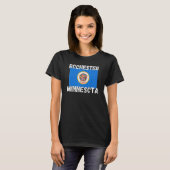 Retro Rochester MN Minnesota City Apparel T-shirt (Voorkant volledig)