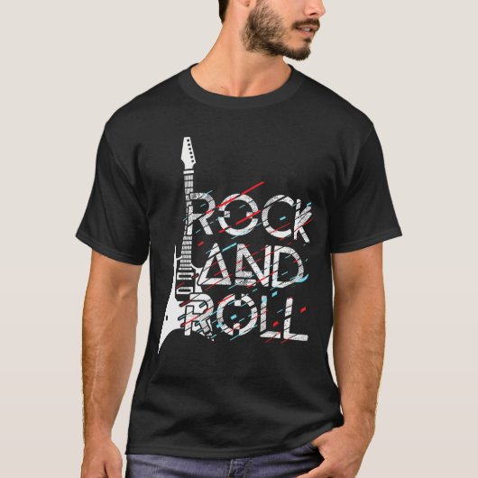 Retro Rock and Roll Kinderen T-shirt (Voorkant)