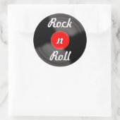 Retro Rock and Roll Vinyl Plakker Stickers (Tas)