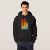 Retro Rock Climbing -Bouldering - Adventure- Wall Hoodie (Voorkant volledig)