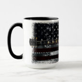 RETRO ROCK Electric Guitar American Flag Mok (Links)