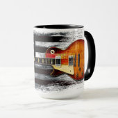 RETRO ROCK  Electric Guitar American Flag Mok (Voorkant rechts)