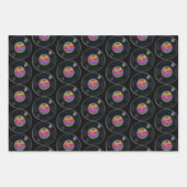 Retro Rock- en Roll-Collectie Inpakpapier Vel (Voorkant 2)