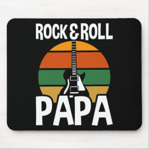 Retro  Rock en Roll Papa Guitar Fathers da Muismat