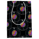 Retro Rock en Roll Vinyl Medium Cadeauzakje (Voorkant)