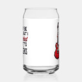 Retro Rock Gitaar Klassieke Muziek Nostalgie Desig Blikvorm Glas (Links)