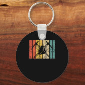 Retro Rock Hunting Geoloog Minerals Sleutelhanger (Voorkant)