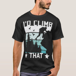 Retro Rock klim-ID die Vintage Boulderi klimt T-shirt