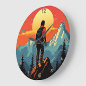 Retro Rock klimmen  klimmer cadeau Grote Klok (Hoek)