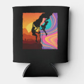 Retro Rock-klimmer, Bouldering, klimmer Blikjeskoeler (Voorkant)