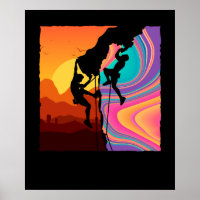 Retro Rock-klimmer, Bouldering, klimmer