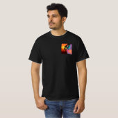 Retro Rock-klimmer, Bouldering, klimmer T-shirt (Voorkant volledig)
