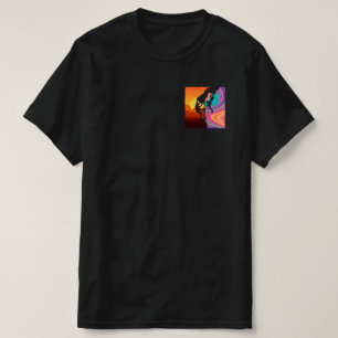 Retro Rock klimmer van de wand T-shirt