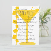 Retro Rock Martini Kaart (Staand voorkant)