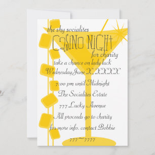 Retro Rock Martini Kaart