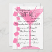 Retro Rock Martini Kaart (Voorkant)