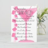 Retro Rock Martini Kaart (Staand voorkant)