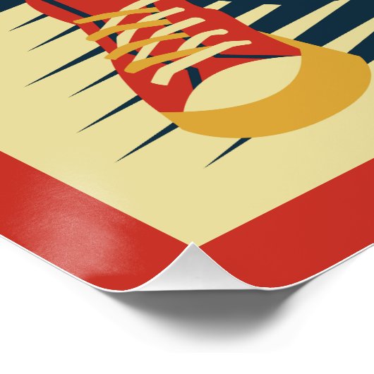 Retro Rock Music poster (Hoek)