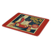 Retro Rock Music-snijbord Snijplank (Hoek)